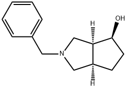 (3aS,4S,6aR)-2-benzyloctahydrocyclopenta[c]pyrrol-4-ol, 1228029-77-3, 结构式
