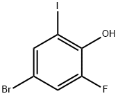 4-溴-2-氟-6-碘苯酚,1228093-50-2,结构式
