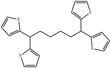 1,1,6,6-四(2-噻吩基)己烷, 1228246-25-0, 结构式