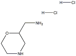 morpholin-2-ylmethanamine:dihydrochloride Structure
