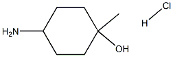 4-Amino-1-methylcyclohexanol hydrochloride 化学構造式