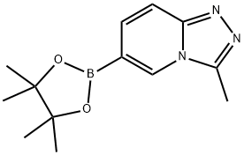 1231934-47-6 3-METHYL-6-(4,4,5,5-TETRAMETHYL-[1,3,2]DIOXABOROLAN-2-YL)-[1,2,4]TRIAZOLO[4,3-A]PYRIDINE