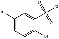 5-溴-2-羟基苯磺酰氯 结构式
