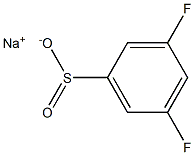 sodium:3,5-difluorobenzenesulfinate, 1233509-85-7, 结构式