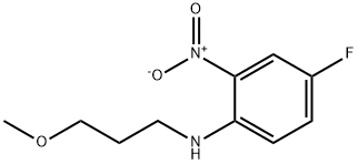 4-Fluoro-N-(3-methoxypropyl)-2-nitroaniline Struktur