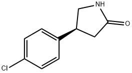 (S)-4-(4-氯苯基)吡咯烷-2-酮,123632-31-5,结构式