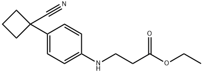 ethyl3-((4-(1-cyanocyclobutyl)phenyl)amino)propanoate