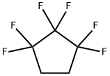 1,1,2,2,3,3-Hexafluorocyclopentane Structure