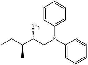 (2S,3S)-1-(diphenylphosphino)-3-methyl-2-Pentanamine Structure