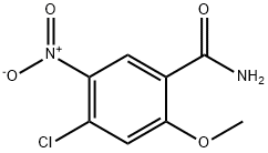 4-Chloro-2-methoxy-5-nitro-benzamide Struktur