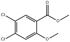Methyl 4,5-dichloro-2-methoxybenzoate Struktur