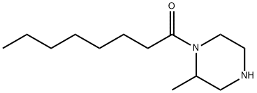 1-(2-methylpiperazin-1-yl)octan-1-one Struktur