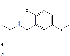 [(2,5-dimethoxyphenyl)methyl](propan-2-yl)amine hydrochloride Struktur