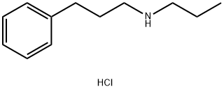 (3-phenylpropyl)(propyl)amine hydrochloride Struktur