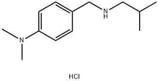 N,N-dimethyl-4-{[(2-methylpropyl)amino]methyl}aniline dihydrochloride Struktur