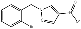 1-[(2-bromophenyl)methyl]-4-nitro-1H-pyrazole Struktur