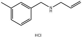 [(3-methylphenyl)methyl](prop-2-en-1-yl)amine hydrochloride Struktur