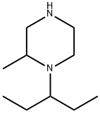 2-methyl-1-(pentan-3-yl)piperazine Struktur