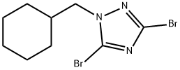 3,5-dibromo-1-(cyclohexylmethyl)-1H-1,2,4-triazole Struktur