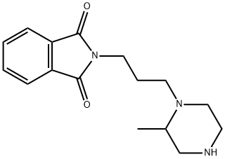 2-[3-(2-methylpiperazin-1-yl)propyl]-2,3-dihydro-1H-isoindole-1,3-dione Struktur