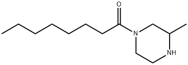 1-(3-methylpiperazin-1-yl)octan-1-one Struktur