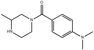 N,N-dimethyl-4-(3-methylpiperazine-1-carbonyl)aniline Struktur