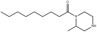 1-(2-methylpiperazin-1-yl)nonan-1-one Struktur