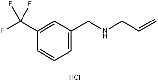 (prop-2-en-1-yl)({[3-(trifluoromethyl)phenyl]methyl})amine hydrochloride Struktur
