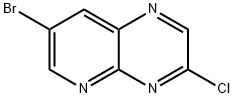 7-溴-3-氯吡啶并[2,3-B]吡嗪, 1240594-95-9, 结构式