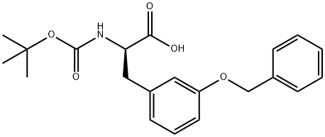 N-BOC-D-3-苄氧基苯丙氨酸,1241677-27-9,结构式