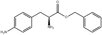 4-amino- L-Phenylalanine, phenylmethyl ester Structure