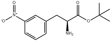 3-硝基-L-苯丙氨酸叔丁酯, 1241680-25-0, 结构式