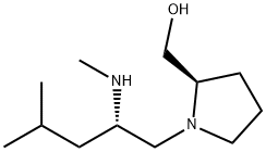 ((R)-1-((S)-4-methyl-2-(methylamino)pentyl)pyrrolidin-2-yl)methanol 结构式