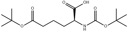 N-BOC-S-2-氨基己二酸-6-叔丁酯, 1242267-49-7, 结构式