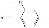 3-甲氧基-5-甲基吡啶-2-甲腈, 1242330-17-1, 结构式