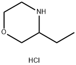 3-ethylmorpholine hydrochloride Struktur