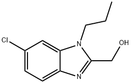 (6-Chloro-1-propyl-1H-benzoimidazol-2-yl)-methanol,1243721-80-3,结构式