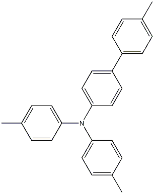 [1,1'-Biphenyl]-4-amine, 4'-methyl-N,N-bis(4-methylphenyl)- Struktur