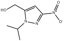 (1-异丙基-3-硝基-1H-吡唑-5-基)甲醇,1245772-03-5,结构式