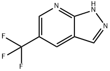 5-(三氟甲基)-1H-吡唑并[3,4-B]吡啶,1245914-99-1,结构式