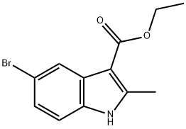 5-溴-2-甲基-1H-吲哚-3-羧酸乙酯,1245933-87-2,结构式