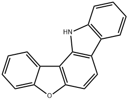 12H-苯并呋喃[3,2-A]并咔唑 结构式