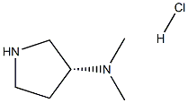 (3R)-N,N-dimethylpyrrolidin-3-amine:hydrochloride Structure