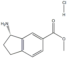 (S)-3-氨基-2,3-二氢-1H-茚-5-羧酸甲酯盐酸盐, 1246509-66-9, 结构式