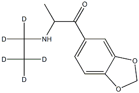 1-(1,3-benzodioxol-5-yl)-2-(1,1,2,2,2-pentadeuterioethylamino)propan-1-one Structure