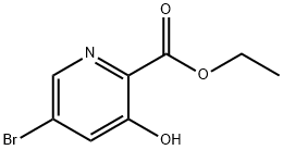 ETHYL 5-BROMO-3-HYDROXYPICOLINATE Structure