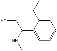 2-(2-ETHYLPHENYL)-2-(METHYLAMINO)ETHAN-1-OL,1247090-45-4,结构式