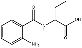 2-(2-Amino-benzoylamino)-butyric acid Struktur