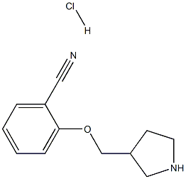 2-(pyrrolidin-3-ylmethoxy)benzonitrile hydrochloride Structure