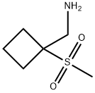 C-(1-Methanesulfonyl-cyclobutyl)-methylamine Structure